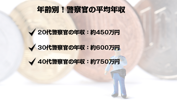 警察官の平均年収はいくら 代 30代 40代の年齢別と学歴別に詳しく解説 リクらく